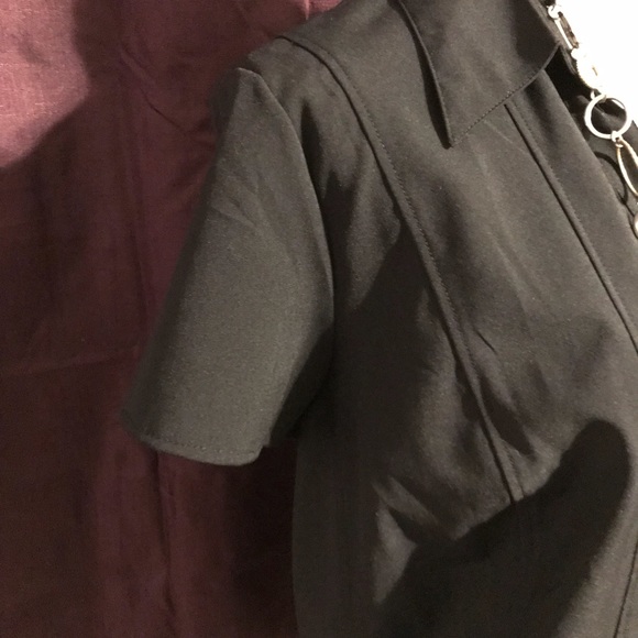 NWT Style & Co. Black Short Sleeve Blouse-16W - Picture 3 of 7